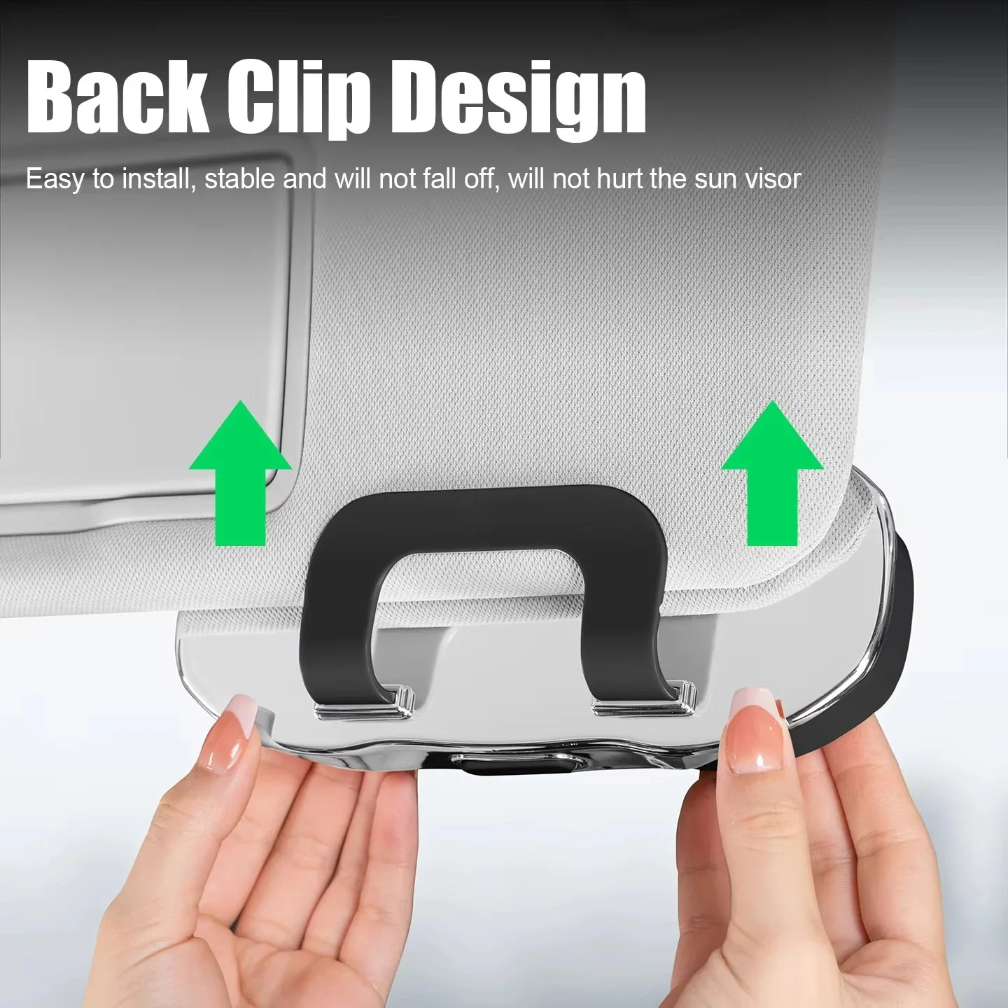 Portable Car Sunglasses Storage Case - Anti-Scratch Eyeglasses Protection Box