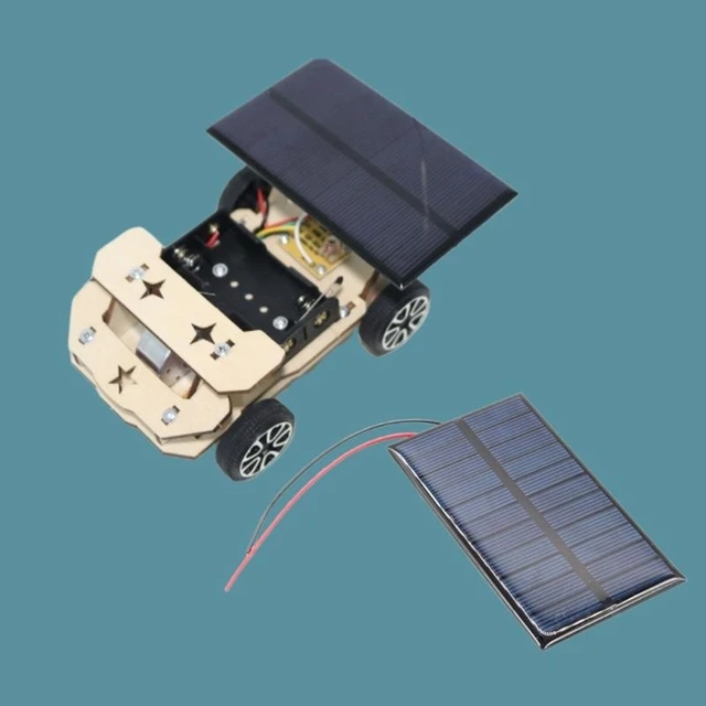 Portable Solar Plate with Wire 5V 120mA 0.8W Small Cell Module Polysilicon Board Outdoor Solar Battery Easy Use 6