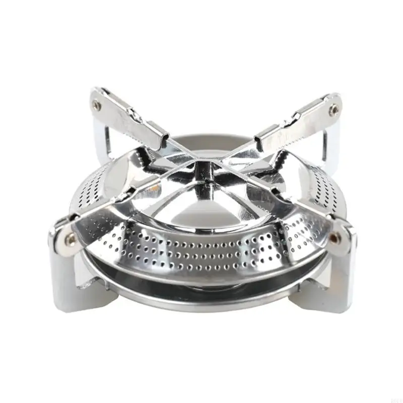 R6FE Camping Folding Stove Burners Pocket Picnics Gas Cooker Backpacking Stove Folding Outdoor Cookware Easy to Carry