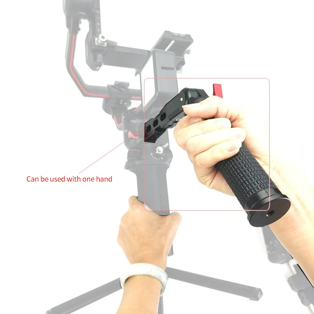 Quick Release Mount Handle Grip for Ronin SC S Gimbal Monitor Bracket 1/4'' Exte