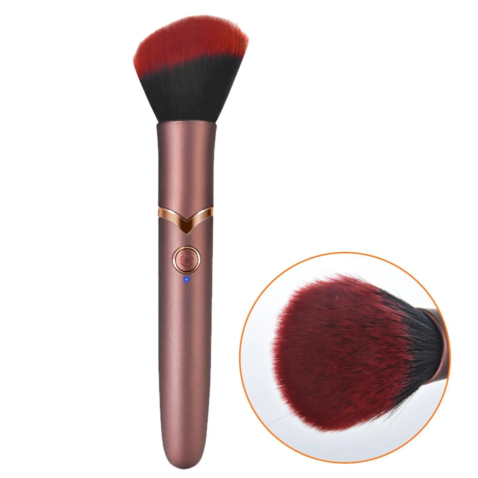 

Sdotter New Electric Makeup Brush Foundation Brush 10 Speeds Massage Vibration Loose Powder Blush For Face Makeup Beauty Tools