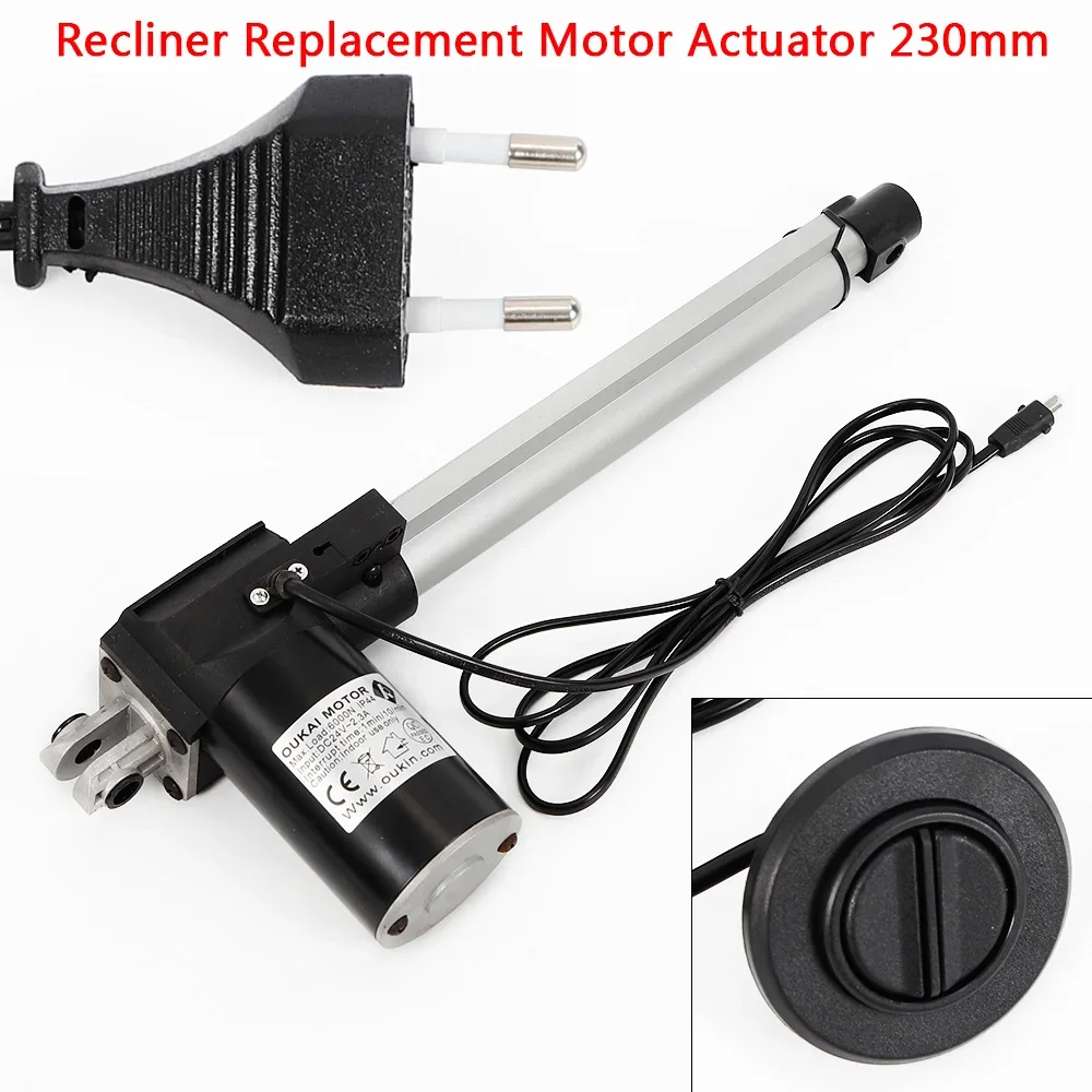 Leistungsstarker Linearantrieb mit 24-V-Motor, 6000 N Tragfähigkeit, 9-Zoll-Hub, geräuscharm und IP44-Schutz – Detail 9