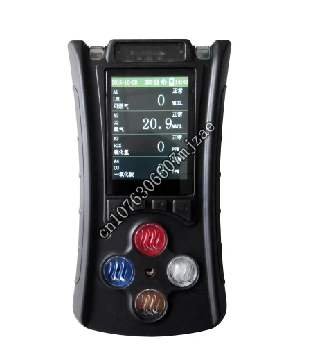 

portable 4 in 1 multi gas detector CO/CH4/H2S/O2/CO2