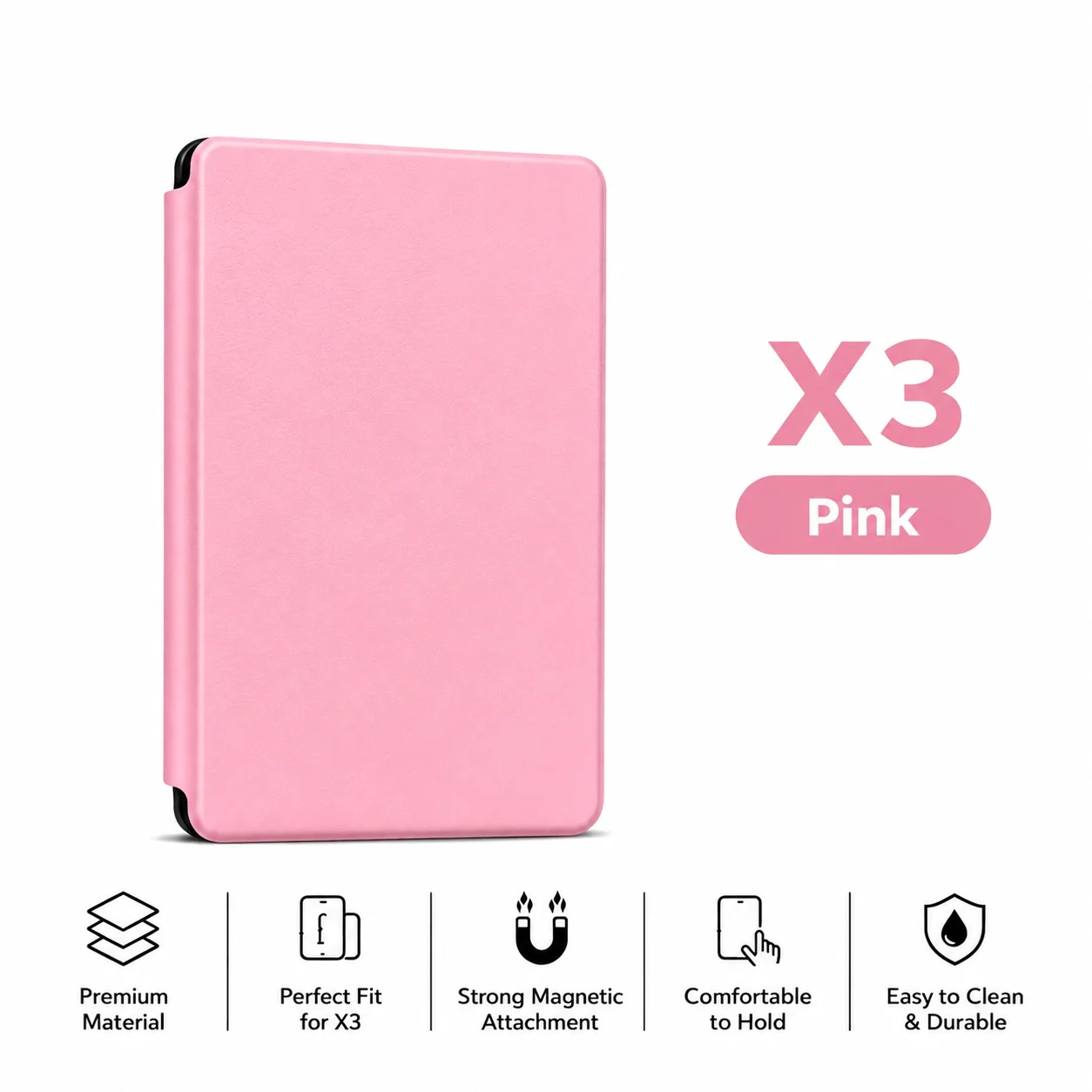 XTEINK Magnetic Slim Shockproof E-Reader Protective Cover - Strong Magnetic Design, Available in Multiple Colors