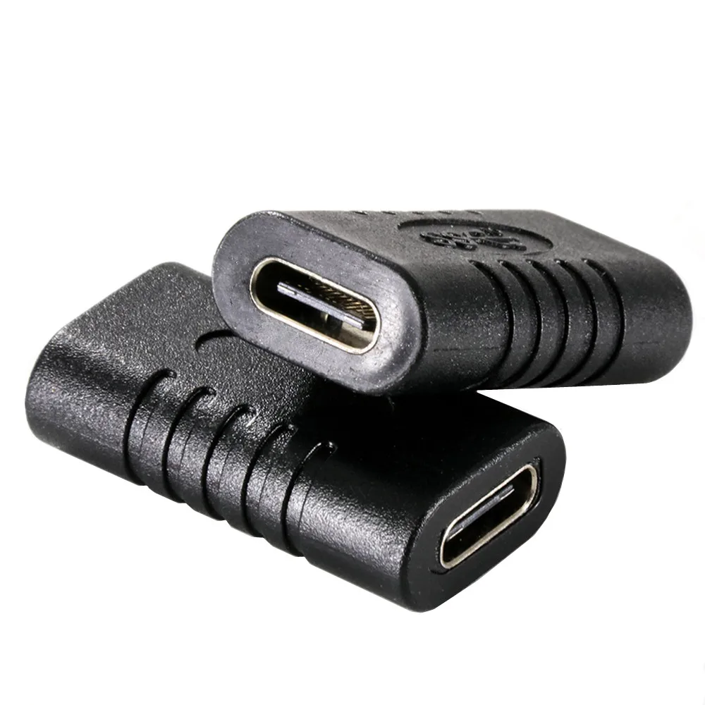 USB C Female to Female Adapter Type C Coupler Extender Extension Connector for Thunderbolt 3 MacBook, Nintendo Switch, Samsung
