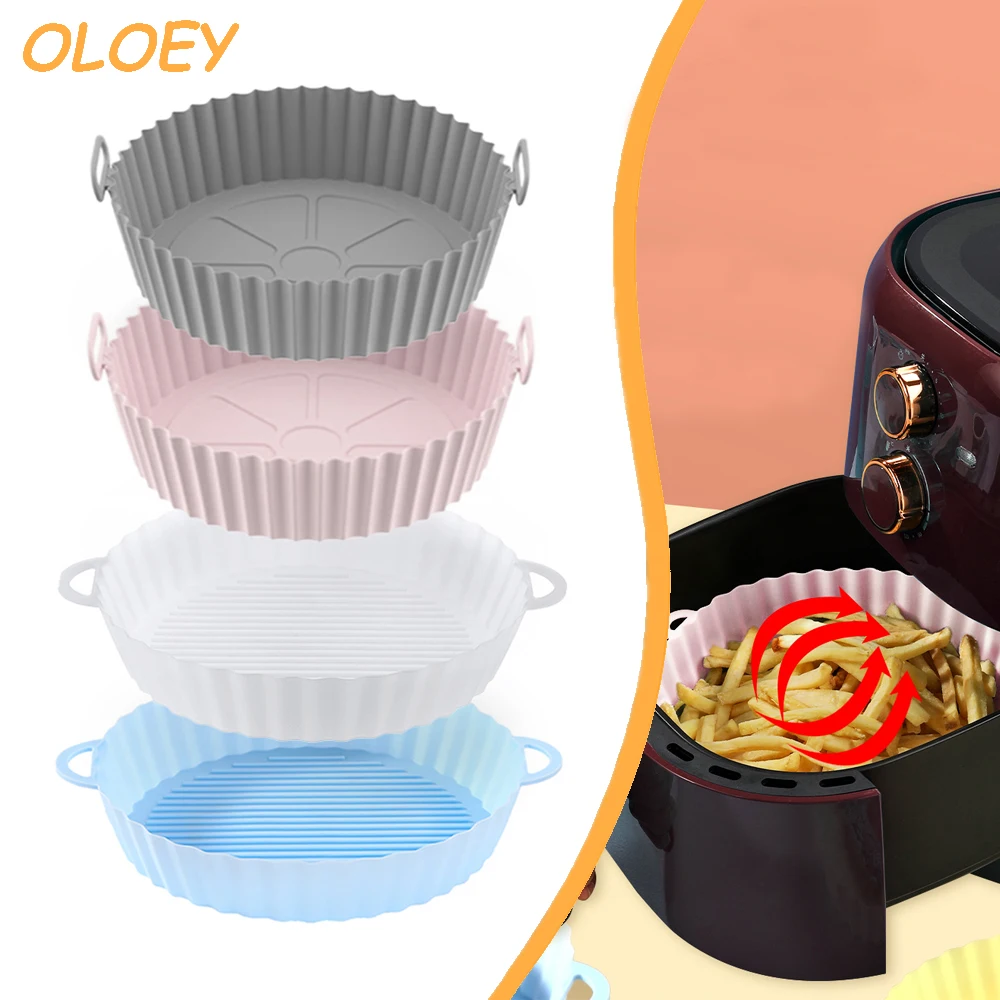 Air Fryer Silicone Baking Tray Silicone Air Fryer Accessories Air