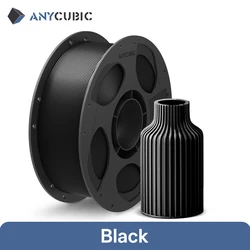 Multicolor PLA Filament 1.75mm, 1kg Roll - Premium 3D Printing Material (Black)