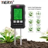 Digital 6 in 1 Soil PH Meter Fertility Soil Moisture Sunlight Ambient Humidity Temp Tester Monitor Detector Garden Soli Analyzer 1