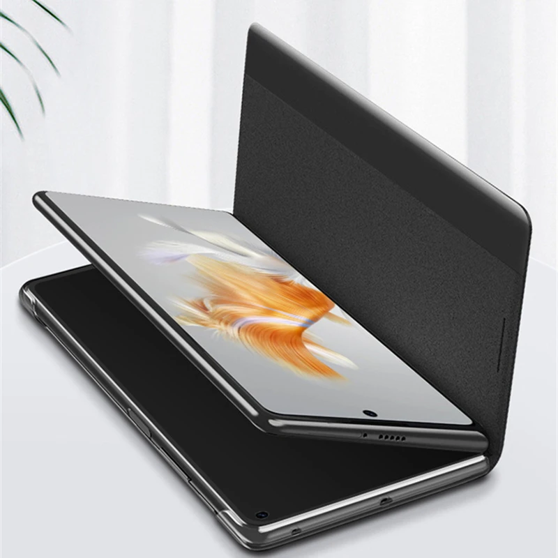 

Новый кожаный смарт-чехол с окошком для телефона Huawei Mate X3 полноразмерная Защита складной экран Защита от падения Чехлы Чехол