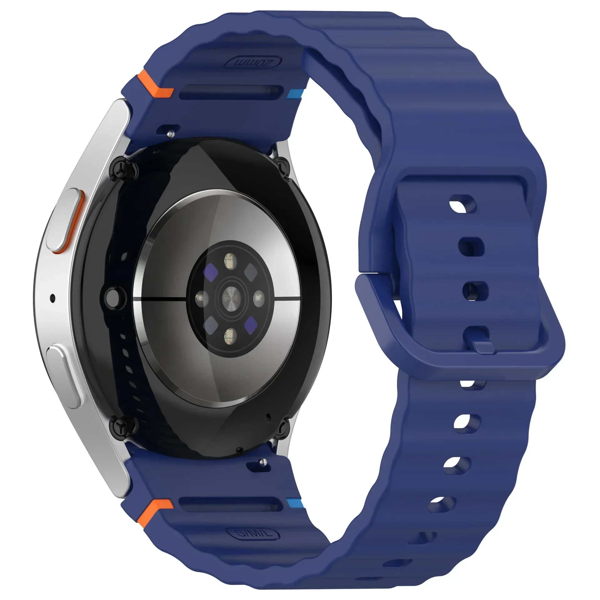 Enhanced Sport Silicone Watch Strap - Original Wristband for Samsung Galaxy Watches