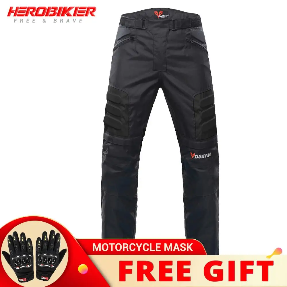 

Motorcycle Pants Windproof Motocross Pants Protective Gear Motorcycle Riding Trousers Pantalon Biker Ski Moto Pants Men Women