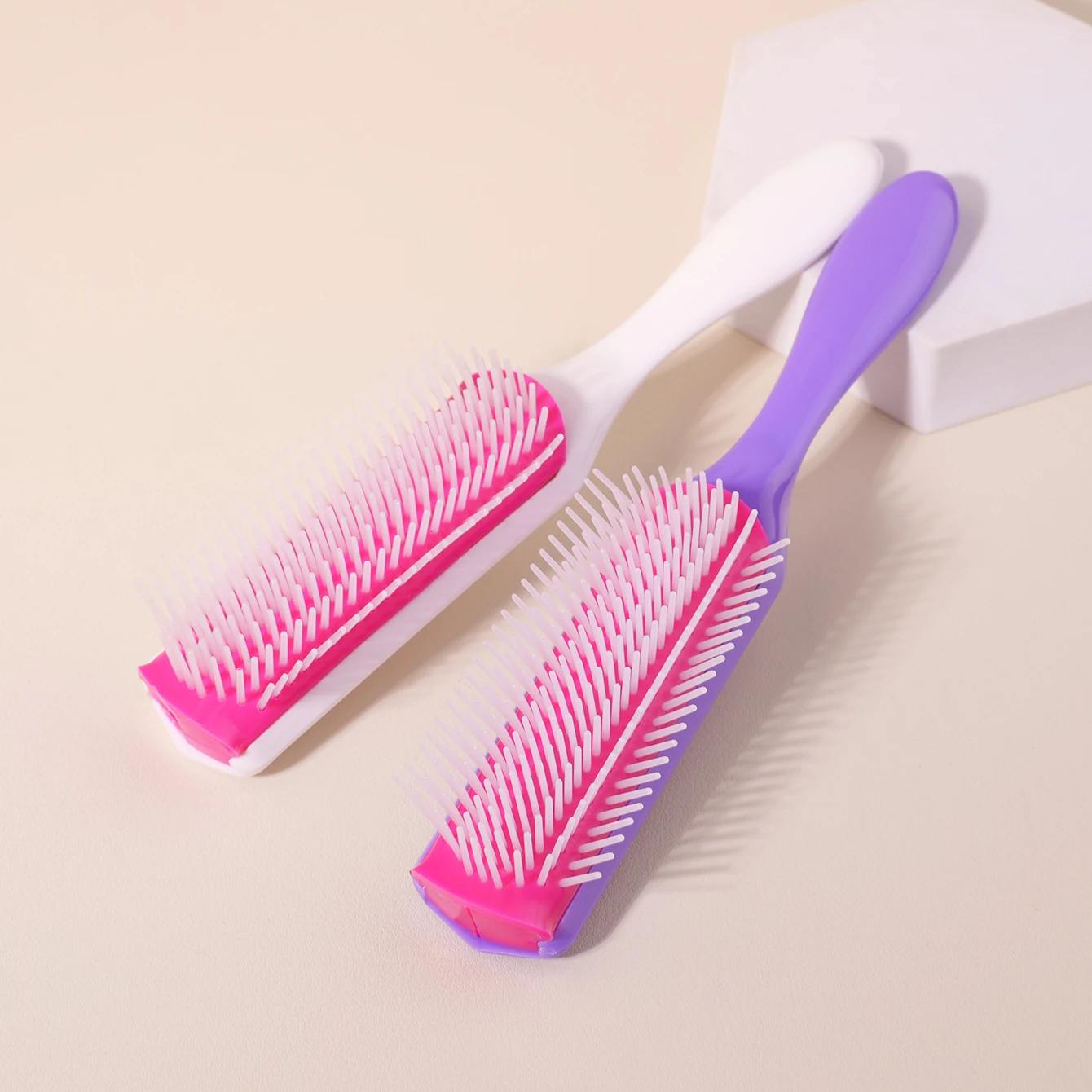 1/2/3/6pcs Styling hair brush suitable for men and women used for combing hair and organizing hair Special real wigs hair brush