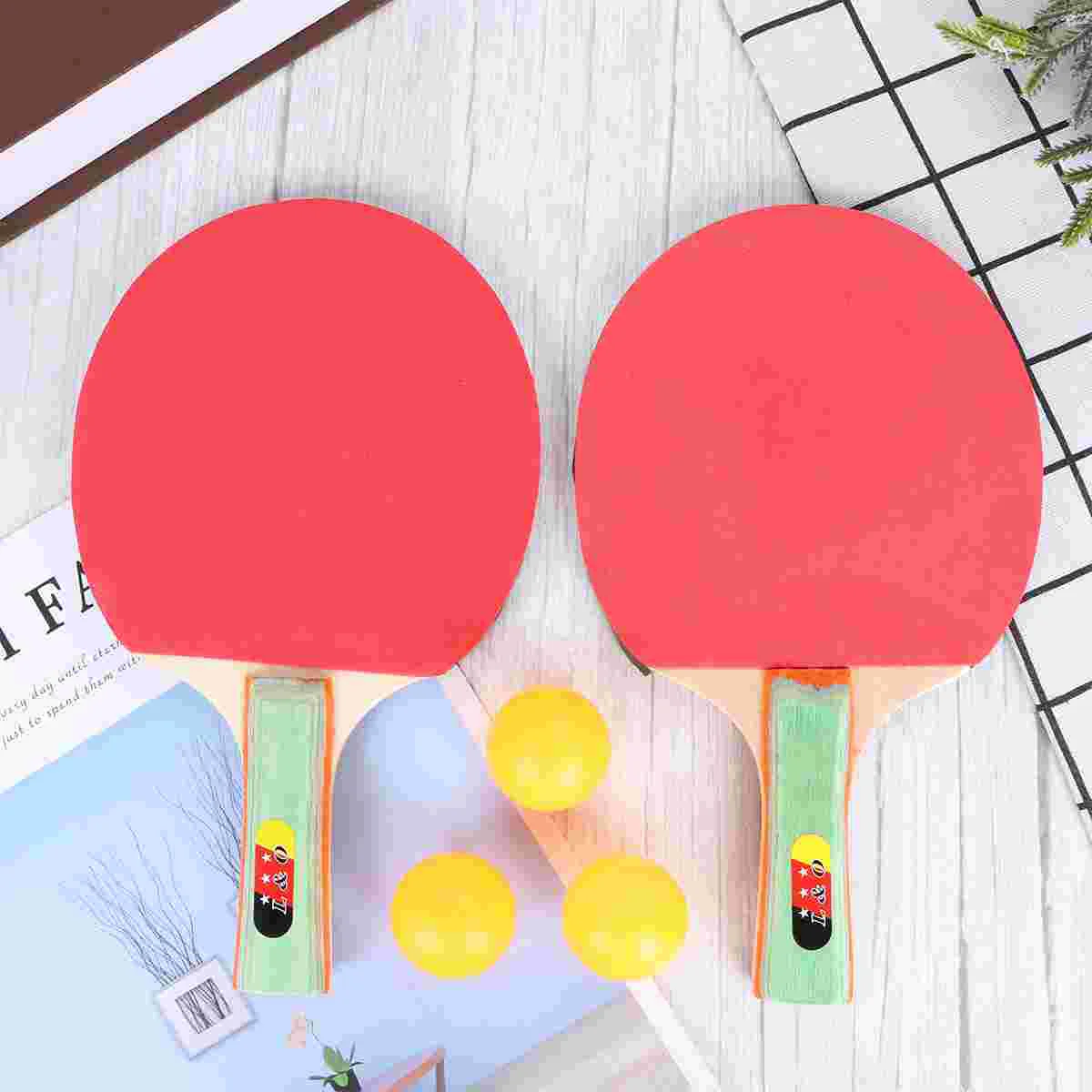 

2- Sports Table Tennis Racket Set- included Pong Paddles and Balls