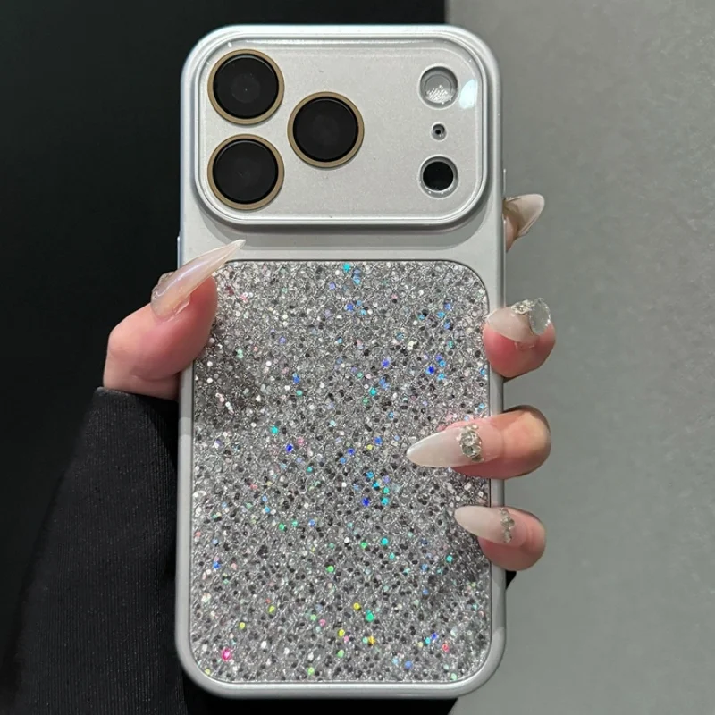 Luxury Diamond Jewelled Shockproof Glitter Acrylic Phone Case