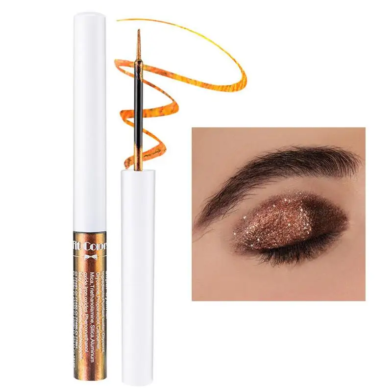 

Glitter Eyeliner Pencil Waterproof Gel Eyeliner Pencil Colored Set Long-Lasting Color Eyeliner For Natural Looking Eyelashes