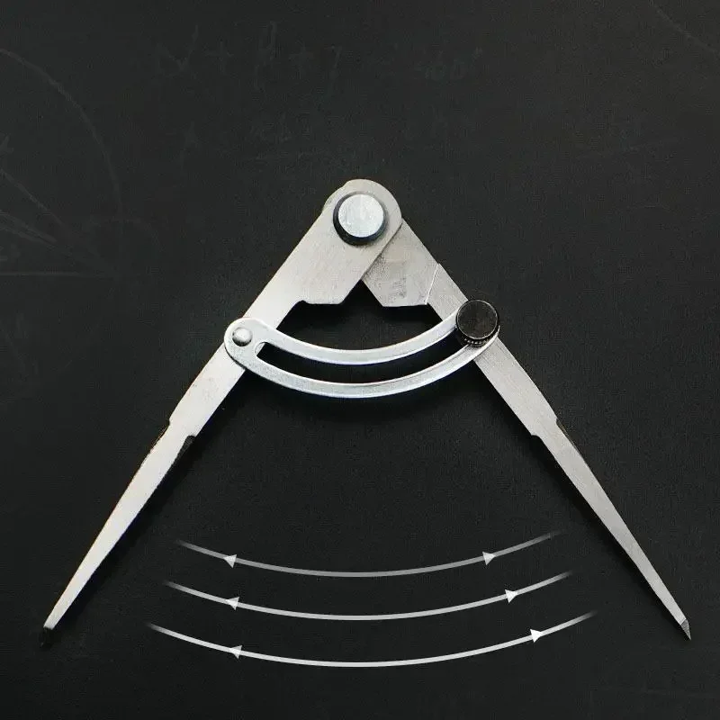 1PCS 100MM-300MM 원형 마킹 도구 가죽 공예 목공 금속 가공을위한 스테인레스 스틸 윙 디바이더 조정 가능한 잠금 장치