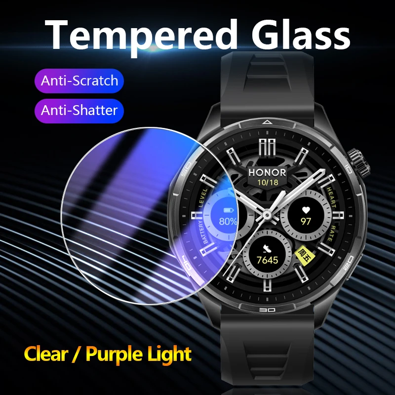 Enhanced Clear Anti-Purple Light Tempered Glass Screen Protector