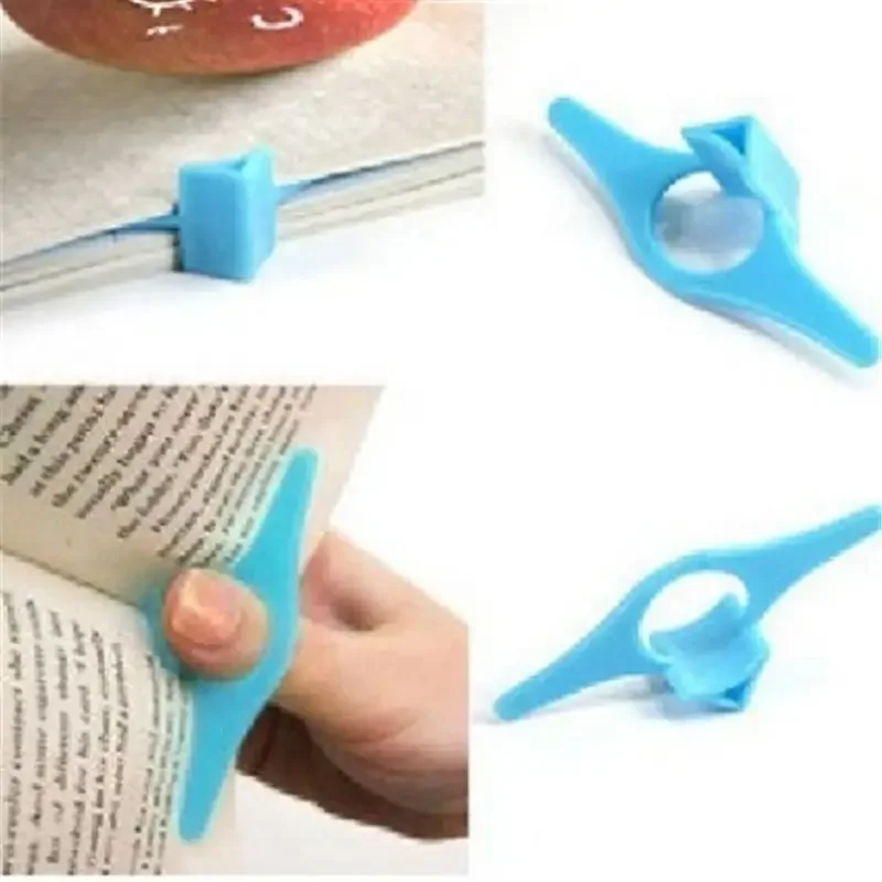 Thumb Book Page Holder Marker Finger Ring 2PCS Bookmarks Stationery Supplies
