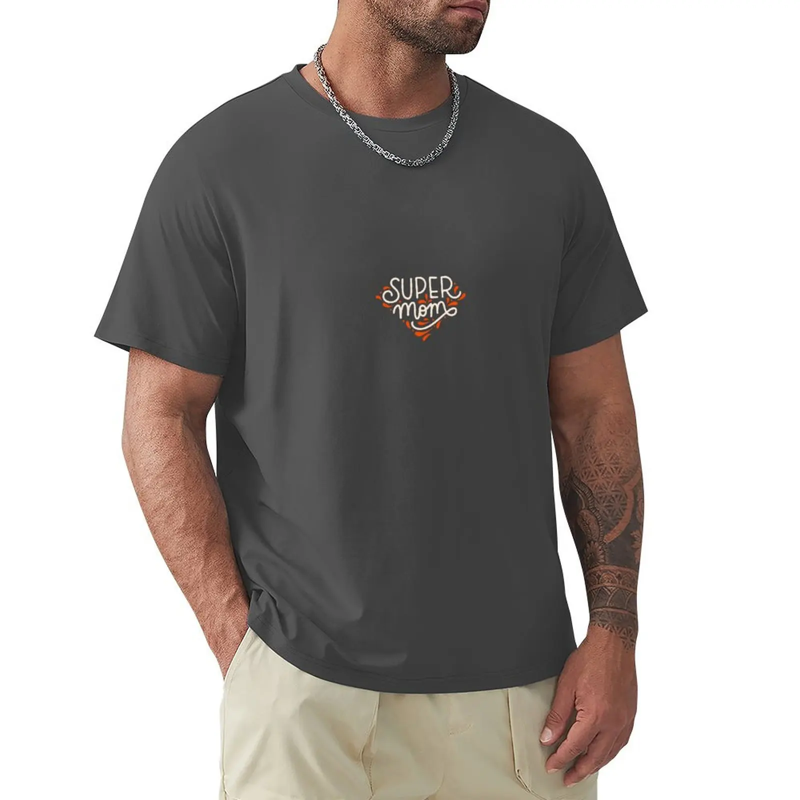 

Super MOM #4 T-Shirt summer tops graphics sweat shirts, men