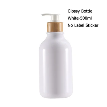 1Pcs 500Ml สีขาว Soap Dispenser แชมพูขวดห้องน้ำสบู่ขวดขนาดใหญ่-ความจุโลชั่นกดพลาสติกขวด 13