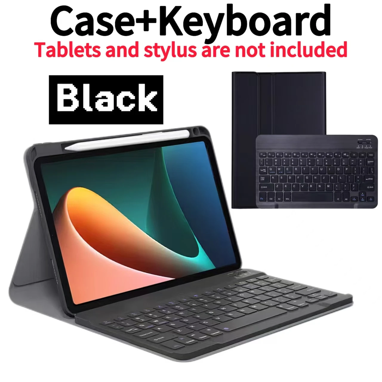 Xiaomi Pad 5 & Pad 5 Pro Wireless Keyboard Cover Case
