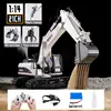 Huina 550HD 1:14 Alloy 21CH Remote Control Excavator Metal Digging bucket 2.4G Wireless Large Construction Vehicle Excavator Toy 5