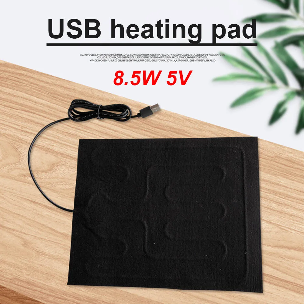 USB 접이식 가열 시트, 겨울 따뜻한 패드 쿠션, 방수 카시트 가열, 애완 동물 쿠션, 온도 조절 가열 패드