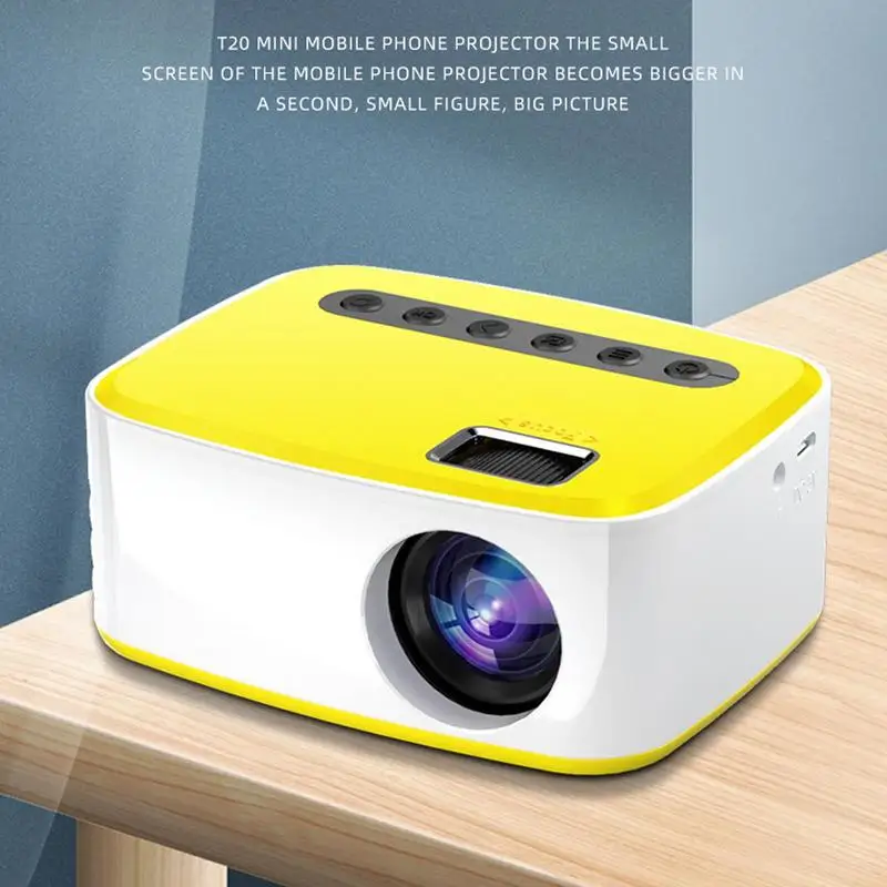 

Mini Pocket Projector Ultra Portable Smart Projector 1080P Supported Wi-Fi Connection For Smartphone