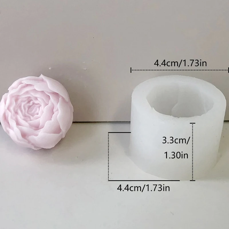 1 piece handmade Valentine's Day rose silicone mold cake homemade ice block mold silicone mold aromatherapy candle mold silicone mold silicone candle mold aromatherapy candle mold silicone candle molds candle mold