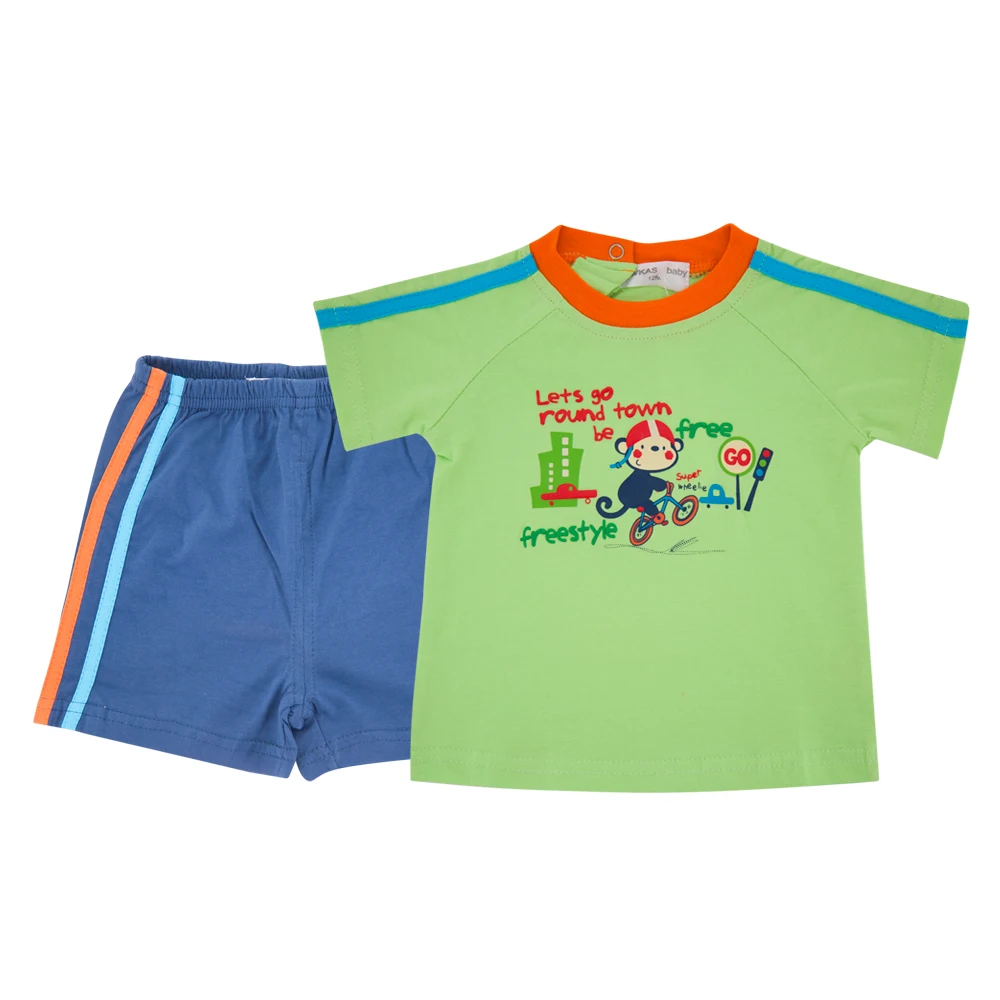 

Honeyzone Baby Summer Clothing Set Cartoon Printing Tshirt Shorts 6 12 18 24 Months Infant Wear