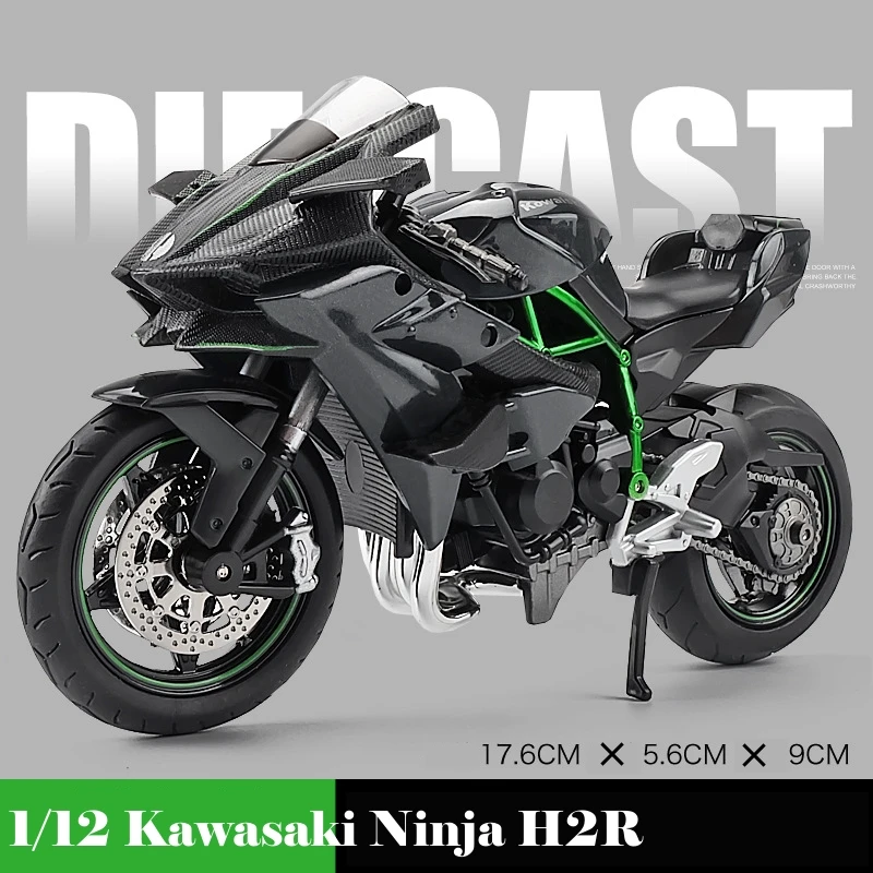 1/12 KAWASAKI Ninja ZX-10R Toy Motorcycle Diecast Metal Model
