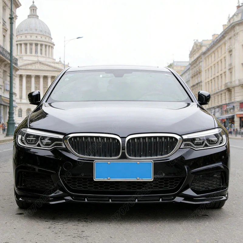 BMW 5시리즈 G30 G31 M-스포츠 2018 2019 2020 프론트 범퍼 스플리터 립 턱 스포일러 보호 키트 자동차 액세서리 자동차 부품