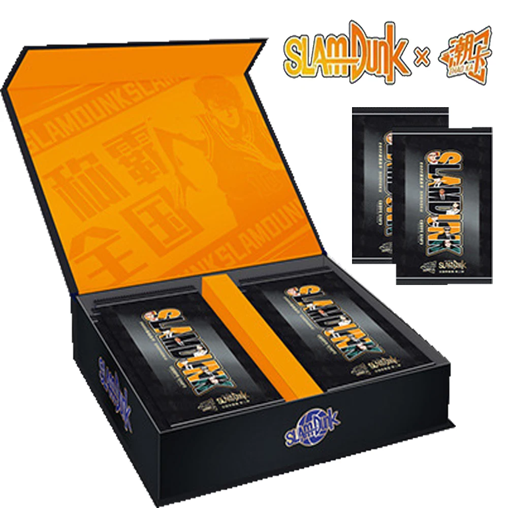 Wholesale SLAM DUNK Collection Cards for Children Three Color Hot Stamping Photolithography Signature Cards Toys Festival Gifts