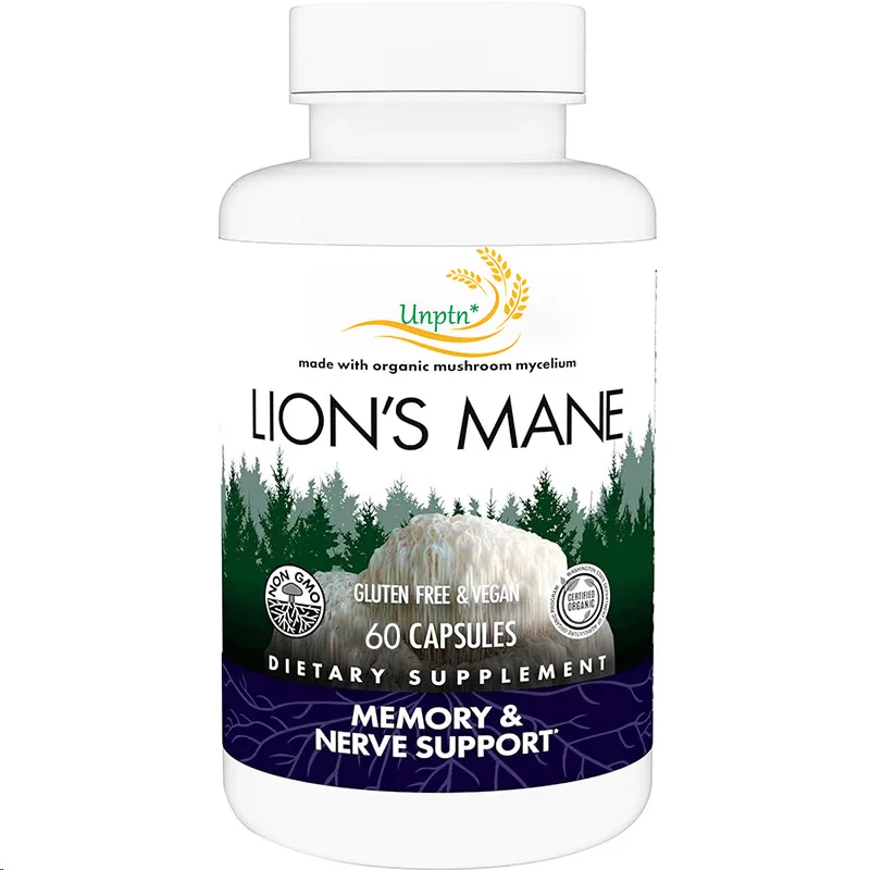 Mushroom Lion Mane-Brain Supplement-Attention And Memory Function Immune And Neurological Supplements
