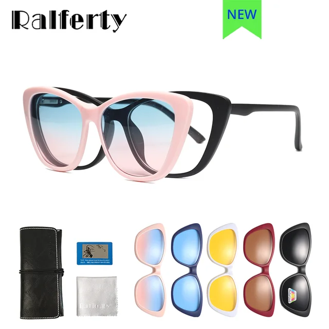 Womens Glasses Clip Sunglasses, קליפ און משקפי שמש