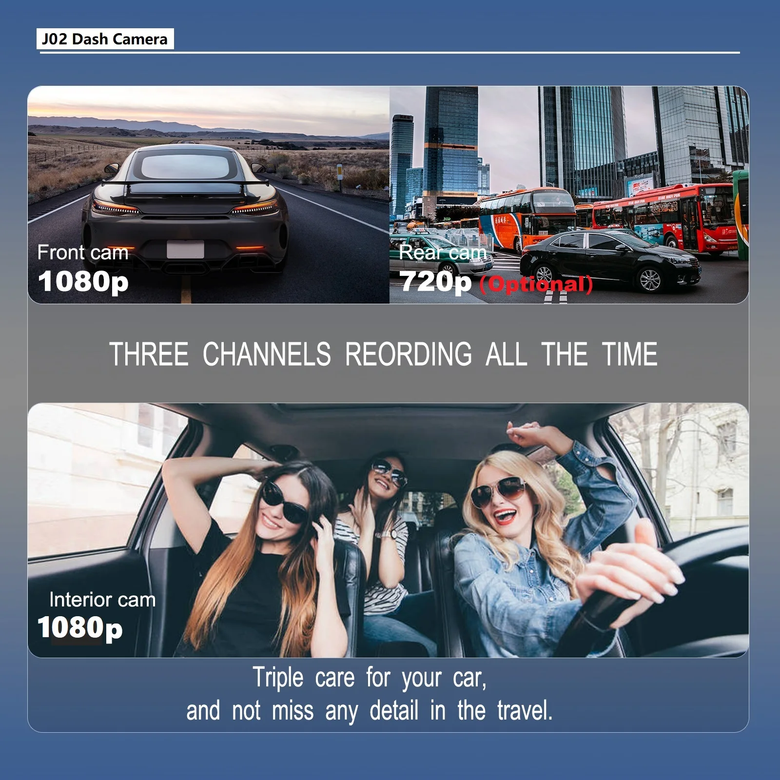 ڵ ī޶  ķ, 1080P HD GPS  ķ, 24 ð  ,   ĸ 3 Dvrs ̴  ϱ
