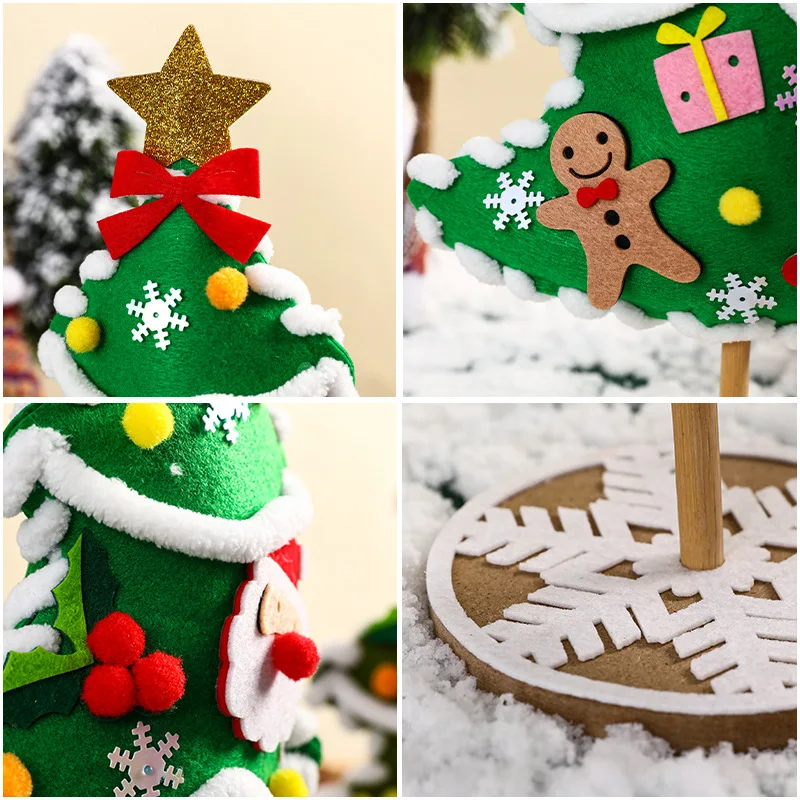 DIY Christmas Tree Crafts Kits for Children Christmas Decoration