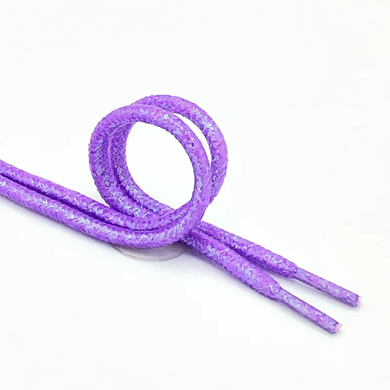 Vibrant 24-Color Metallic Shoelaces