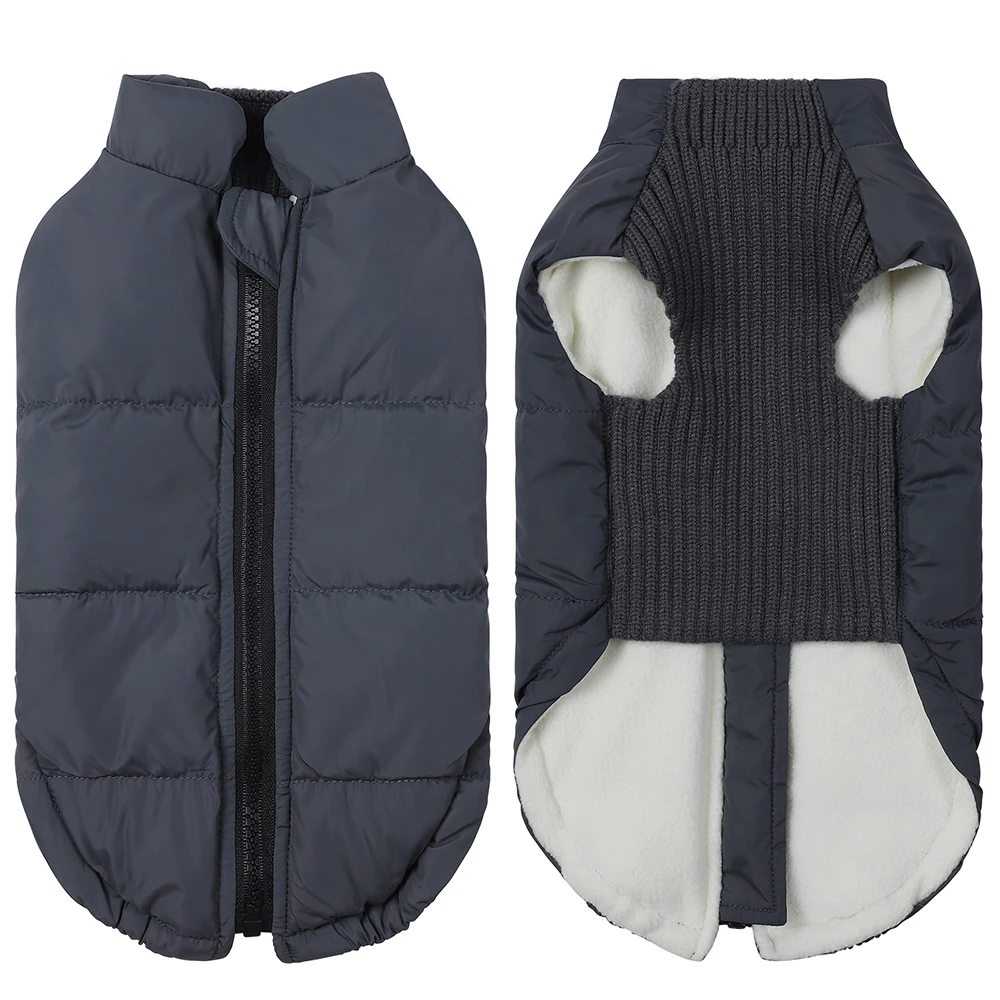 thumbnail image 1 of Ropa de invierno para perros pequeños, abrigo cálido para mascotas, chaqueta, chaleco acolchado ajustable, atuendo para cachorros, ropa para yorkshire terrier y chihuahua, 1 of 5