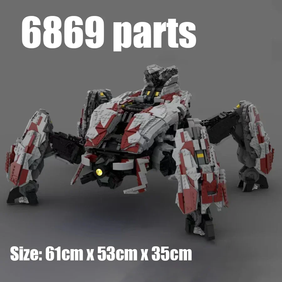 6869 parts Halo Banished Scarab MOC-105211 blocks bricks model