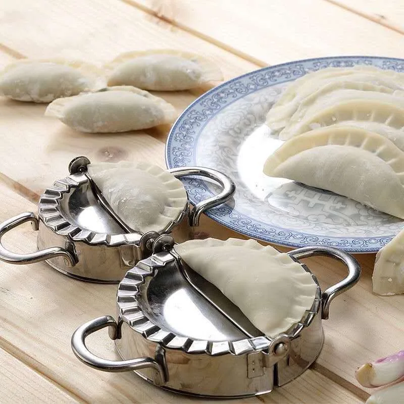 Dumpling Maker 304 Stainless Steel Dumpling Machine Household Manual Press Kitchen Pastry Baking Mold Accessories