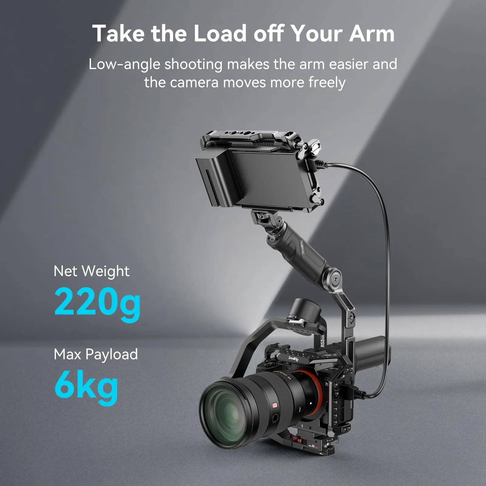 SmallRig RS3 ミニ調整可能なハンドルスリングハンドグリップ DJI RS 3 