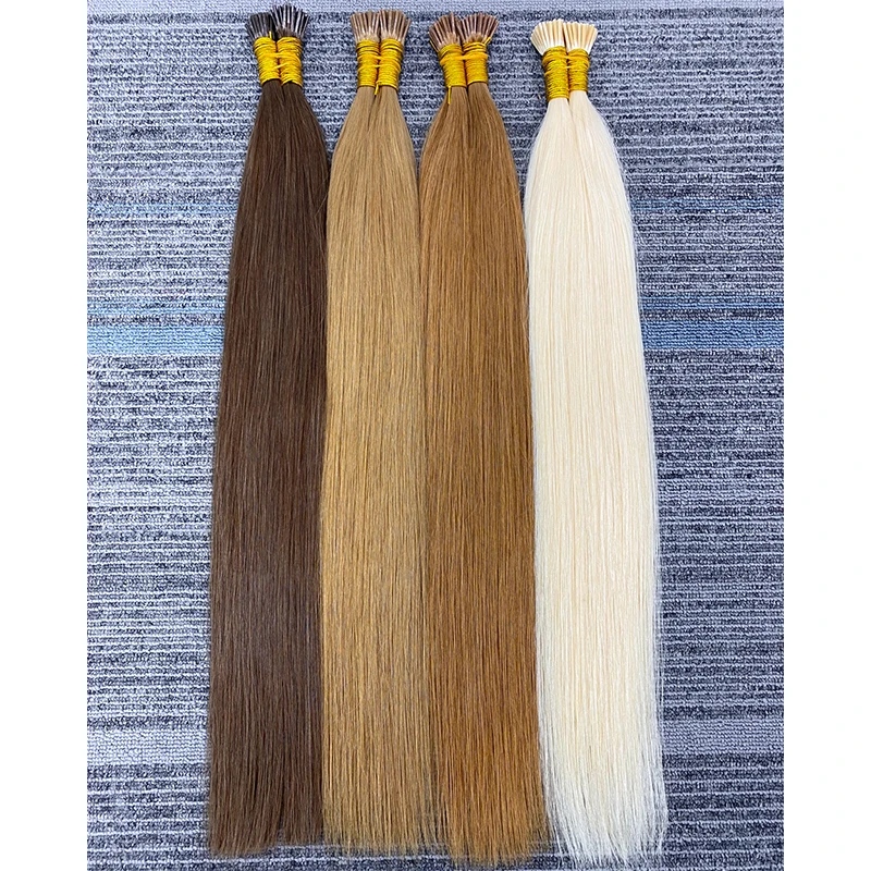 I-tip Fusion Hair Real Human Hair Extensions Virgin Hair Unprocessed Straight Piano Color Vietnamese Keratin Capsules Hair