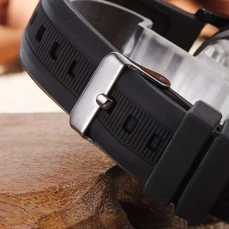 NEW Soft Silicone Strap Jelly Simple Fashion Quartz Watch for Women Men Ladies Lovers Watch Black White Couple Watch Relogio 6