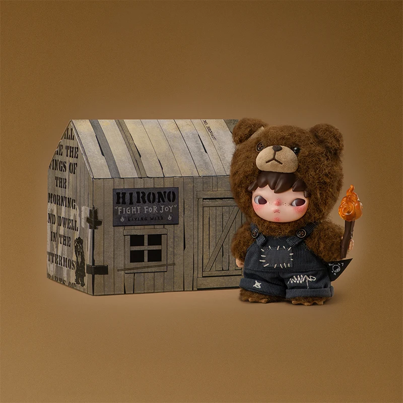 POP MART Hirono Living Wild-Fight for Joy Plush Doll to 2pcs