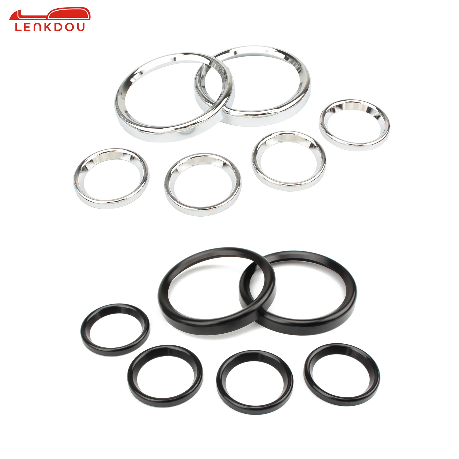 

Motorcycle Speedometer Trim Ring Instrument Cover Burst Gauge Bezel Kits For Harley Touring Electra Street Road Glide 1996-2013