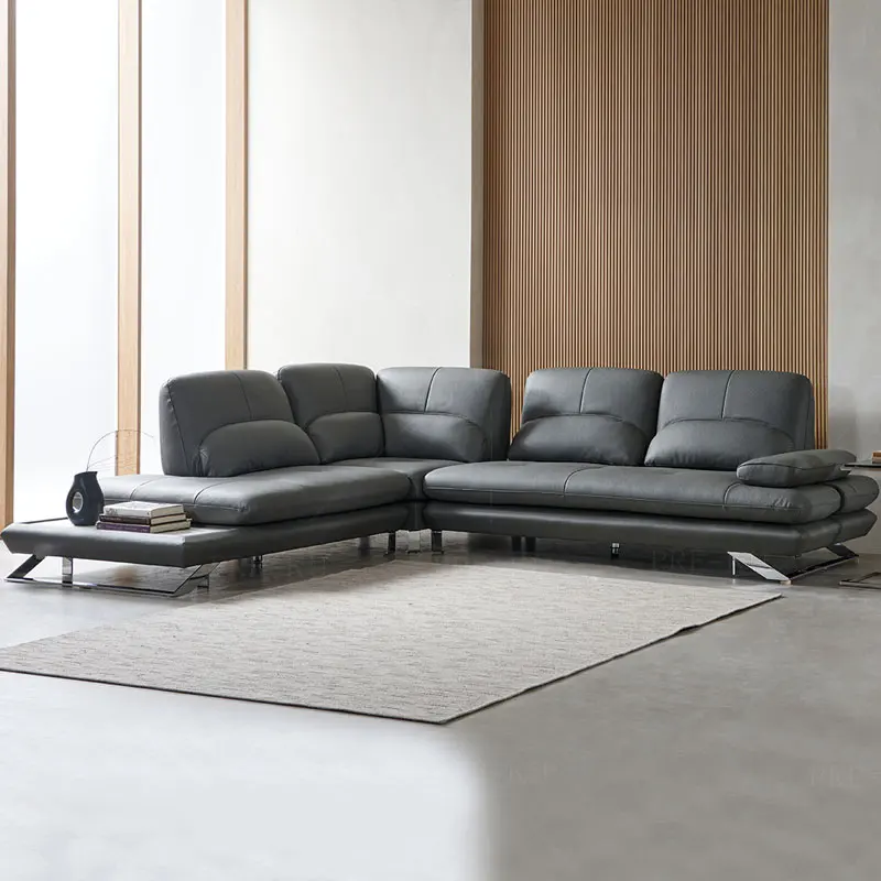 MINGDIBAOLuxuriousItalianGenuineLeatherSofaSetsforYourLivingRoomDecorBigConvertible