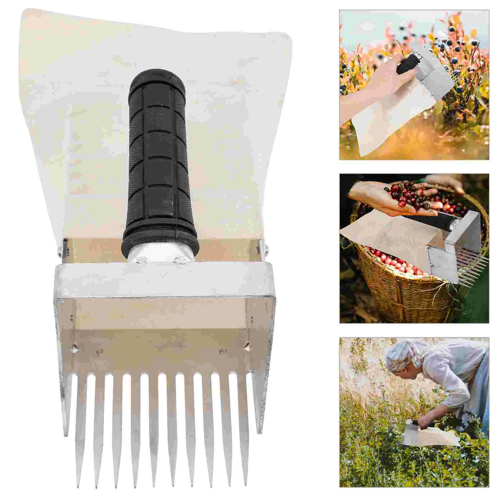 Blueberry Picking Tools Staff Combs Fruit Equipment Cloth Huckleberry Scoop Picker For Home