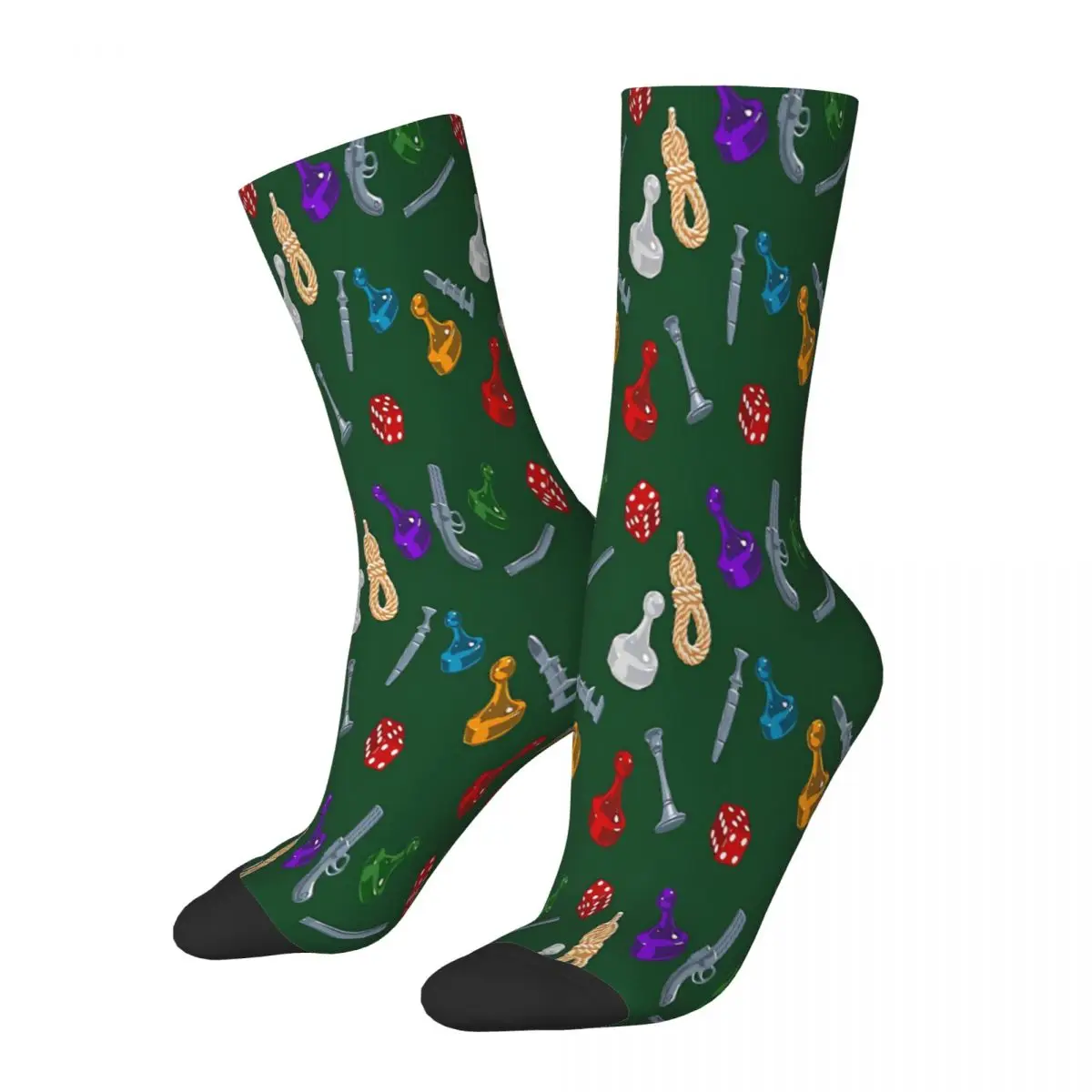 

Get A Clue Board Game Socks Male Mens Women Winter Stockings Hip Hop