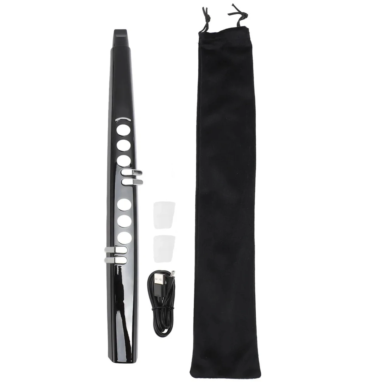 MIDI Electronic Saxophone Portable 13 Tone Multifunctional 3 Blowing Sensitivity Mini Digital Wind Instrument For Practice